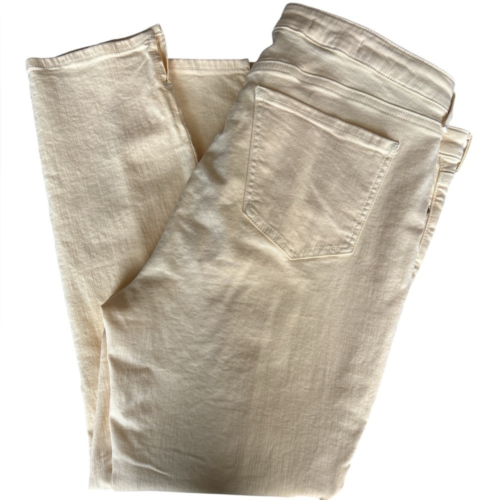 NYDJ Ami Skinny in Light Yellow Size 14 EUC